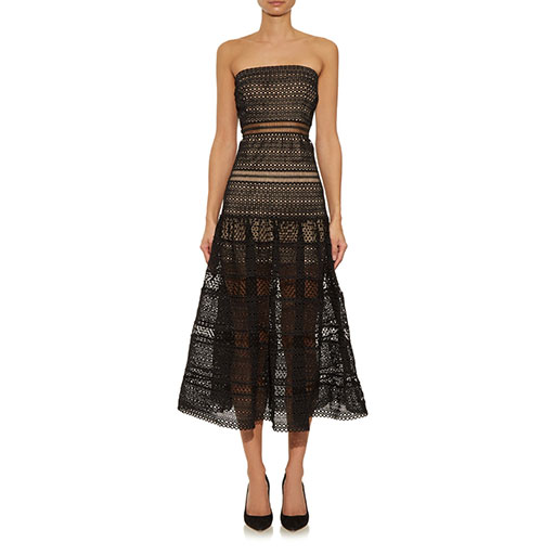 Sculpted Lace Dress